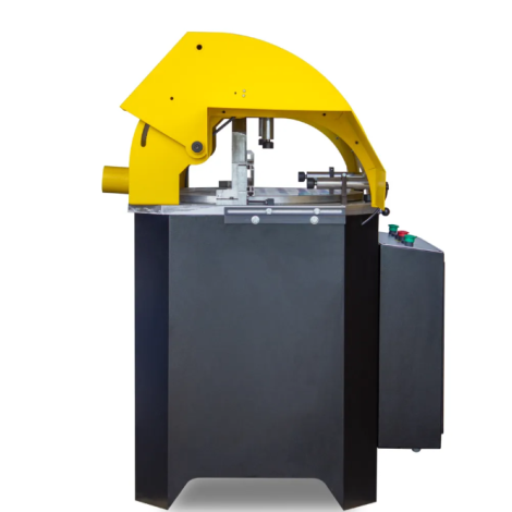 Półautomatyczna przecinarka tarczowa do cięcia profili PVC i aluminiowych Viber-System ALU 500 + stoły rolkowe 2 x 300cm Viber System kod: ALU500 - 2